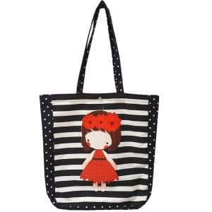 TORBA SHOPPING OBOSTRANI RAZLIČITI PRINT "CURKA" - TZF2108