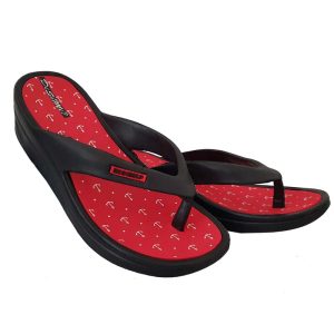 Ženske japonke z visoko peto (5 cm) "Print" Sidra- jzf801