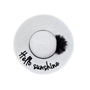 Klobuk otroški Mom & Daughter Edition "Hello Sunshine" bijeli vel.54 - kdf2400