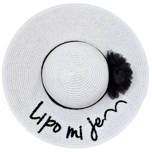 Ženski klobuki Mom & Daughter edition "Lipo mi je" 2 sort. Bijeli, bež- szf2403